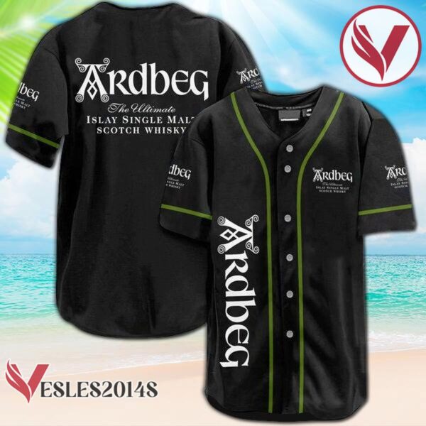 Black Ardbeg Whiskey Baseball Jersey, Perfect Gifts For Fans - Vesles2014S