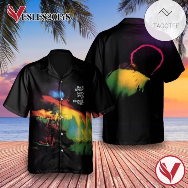 Black Beauty Miles Davis At Fillmore West Live Album Cover Hawaiian Shirt, Best Gift For Music Lovers Vesles2014S