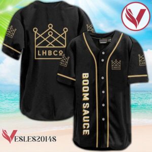 Black Boomsauce Beer Baseball Jersey, Perfect Gifts For Fans - Vesles2014S