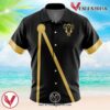 Black Bulls Black Clover Hawaiian Button Up Shirt, Perfect Gifts For Anime Lovers - Vesles2014S VtR