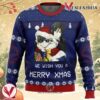 Black Butler Merry Xmas Ugly Christmas Sweater, Unique Christmas Gift For Fans - Vesles2014S