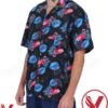 Black Button Down Hawaiian Shirt, Unique Gifts For Friends - Vesles2014S 1
