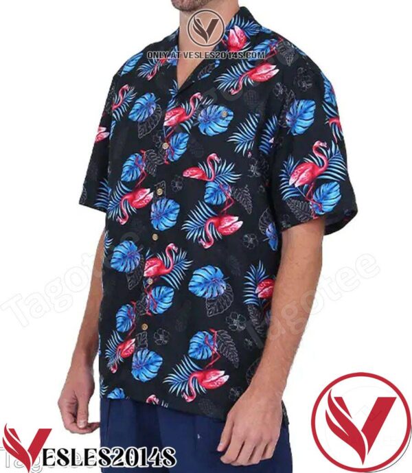 Black Button Down Hawaiian Shirt, Unique Gifts For Friends - Vesles2014S 1