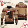 Black Cat Drinking Captain Morgan Christmas Ugly Sweater, Unique Winter Outfits For Fans - Vesles2014S  1