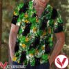 Black Cat Tropical Wild Flowers Hawaiian Shirt, Unique Gifts For Friends - Vesles2014S 1