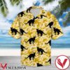 Black Cat Yellow Camo Hawaiian Shirt, Unique Gifts For Friends - Vesles2014S 1