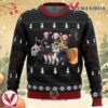 Black Clover Holiday Ugly Christmas Sweater, Unique Christmas Gift For Fans - Vesles2014S
