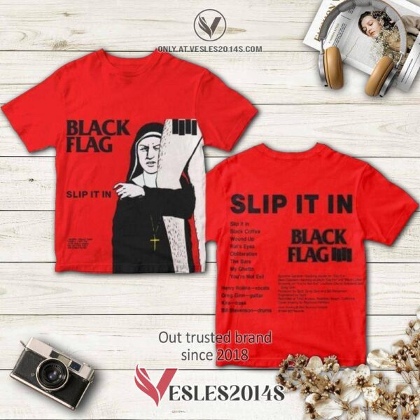 Black Flag Slip It In Album 3D Shirt, Perfect Gifts For Music Lovers - Vesles2014S