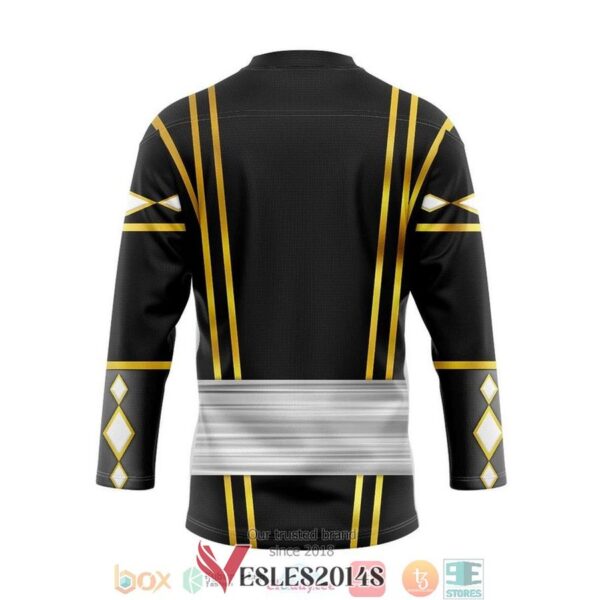 Black Frog Ninja Mighty Morphin Power Rangers Ninjetti Hockey Jersey Shirt, Trending Gifts For Fans - Vesles2014s 1