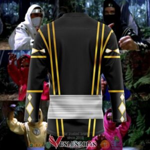 Black Frog Ninja Mighty Morphin Power Rangers Ninjetti Hockey Jersey Shirt, Trending Gifts For Fans - Vesles2014s 3