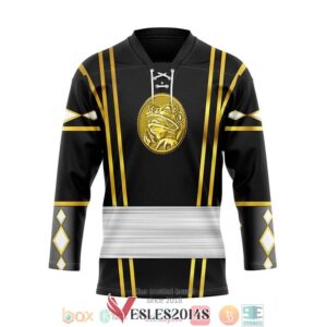 Black Frog Ninja Mighty Morphin Power Rangers Ninjetti Hockey Jersey Shirt, Trending Gifts For Fans - Vesles2014s
