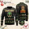 Black Jagermeister Christmas Ugly Sweater, Unique Winter Outfits For Fans - Vesles2014S  1