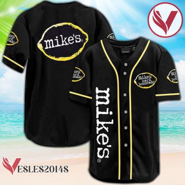 Black Mike's Hard Lemonade Baseball Jersey, Perfect Gifts For Fans - Vesles2014S