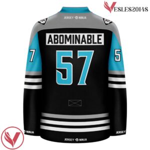 Black Mythical Yeti Himalayan Hockey Jersey - Vesles2014S 3