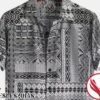 Black N White Designed Hawaiian Shirt, Unique Gifts For Friends - Vesles2014S 1