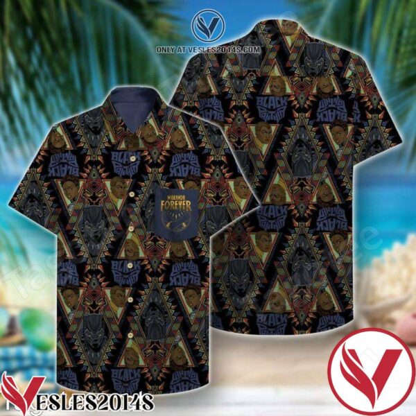 Black Panther Marvel Hawaiian Shirt, Unique Gifts For Friends - Vesles2014S 1
