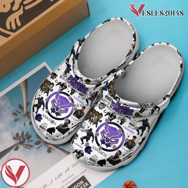 Black Panther Movie Crocs Crocband Clogs Shoes Comfortable For Men Women and Kids Style 2 - Vesles2014S 4