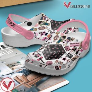 Black Pink Music Crocs Crocband Clogs Shoes, Unique Gifts For Fans - Vesles2014S 2