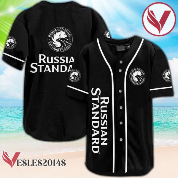 Black Russian Standard Vodka Baseball Jersey, Perfect Gifts For Fans - Vesles2014S