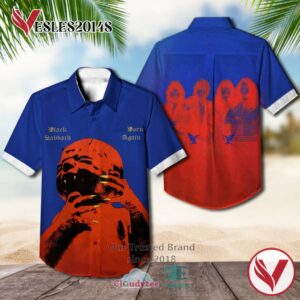 Black Sabbath Born Again 1983 Album Hawaiian Shirt, Best Gift For Music Lovers Vesles2014S