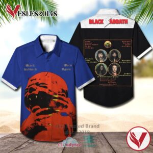Black Sabbath Born Again Albums Hawaiian Shirt, Best Gift For Music Lovers Vesles2014S