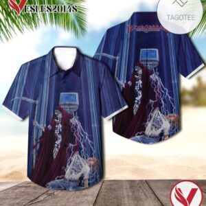 Black Sabbath Dehumanizer Album Cover Hawaiian Shirt, Best Gift For Music Lovers Vesles2014S