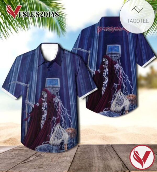 Black Sabbath Dehumanizer Album Cover Hawaiian Shirt, Best Gift For Music Lovers Vesles2014S
