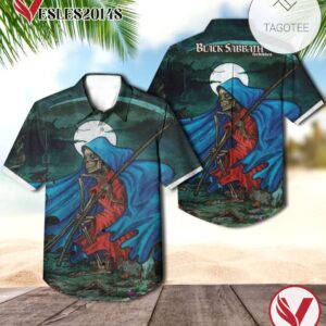 Black Sabbath Forbidden Album Cover Hawaiian Shirt, Best Gift For Music Lovers Vesles2014S