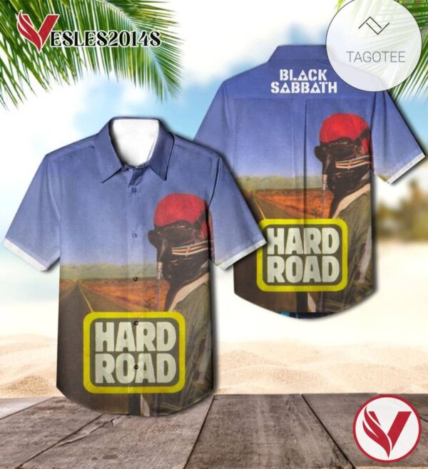Black Sabbath Hard Road Album Cover Hawaiian Shirt, Best Gift For Music Lovers Vesles2014S