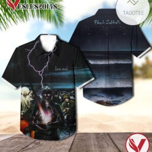 Black Sabbath Live Evil Album Cover Hawaiian Shirt, Best Gift For Music Lovers Vesles2014S