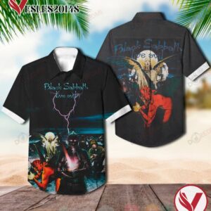 Black Sabbath Live Evil Album Hawaiian Shirt, Best Gift For Music Lovers Vesles2014S