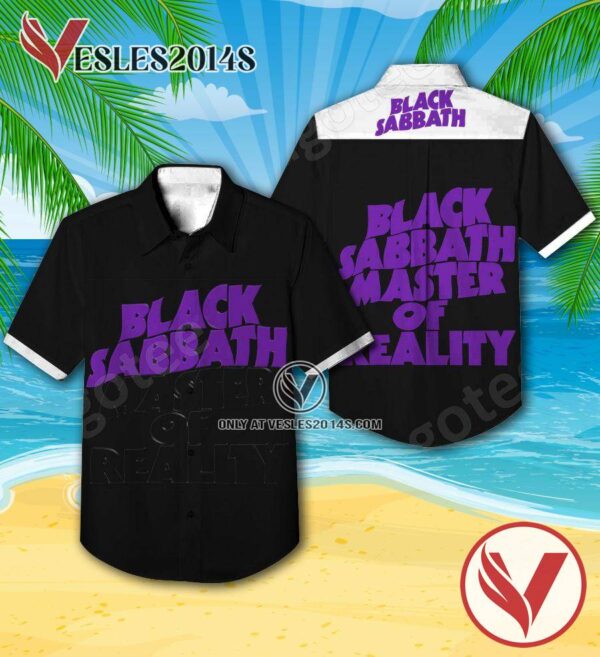 Black Sabbath Master Of Reality Album Cover Hawaiian Shirt, Unique Gifts For Music Lovers - Vesles2014S