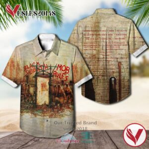 Black Sabbath Mob Rules 1981 Album Hawaiian Shirt, Best Gift For Music Lovers Vesles2014S