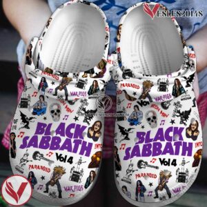 Black Sabbath Music Crocs Crocband Clogs Shoes, Unique Gifts For Fans - Vesles2014S