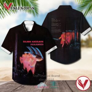 Black Sabbath Paranoid 1970 Album Hawaiian Shirt, Best Gift For Music Lovers Vesles2014S