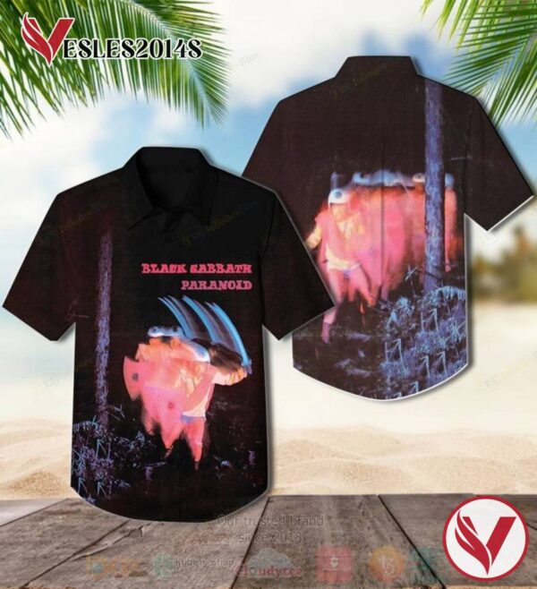 Black Sabbath Paranoid Album Hawaiian Shirt, Best Gift For Music Lovers Vesles2014S