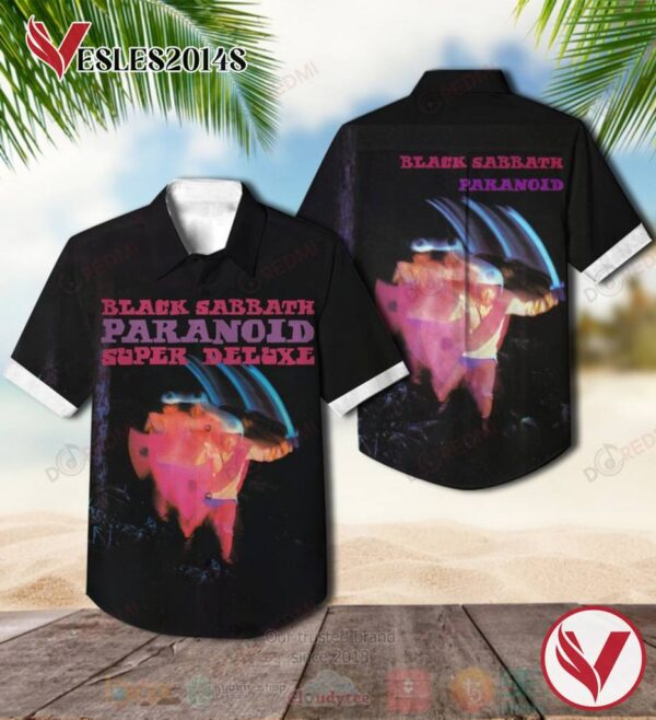 Black Sabbath Paranoid Album Hawaiian Shirt, Best Gift For Music Lovers Vesles2014S s18
