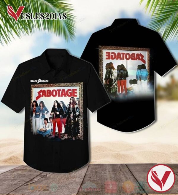 Black Sabbath Sabotage Album Hawaiian Shirt, Best Gift For Music Lovers Vesles2014S