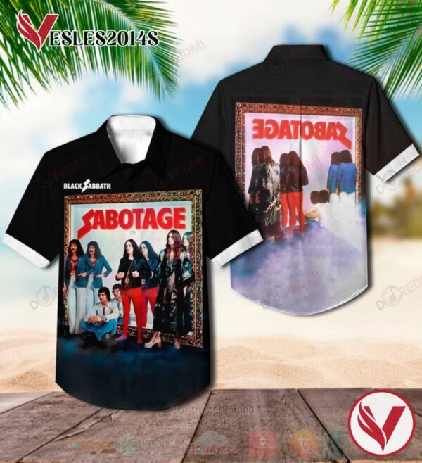 Black Sabbath Sabotage Album Hawaiian Shirt, Best Gift For Music Lovers Vesles2014S XO1