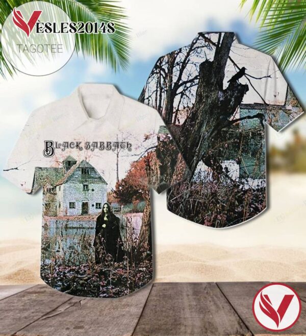 Black Sabbath Studio Album By Black Sabbath Hawaiian Shirt, Best Gift For Music Lovers Vesles2014S