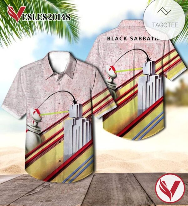 Black Sabbath Technical Ecstasy Album Cover Hawaiian Shirt, Best Gift For Music Lovers Vesles2014S