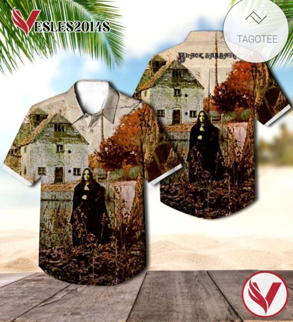 Black Sabbath The Debut Studio Album Cover Hawaiian Shirt, Best Gift For Music Lovers Vesles2014S