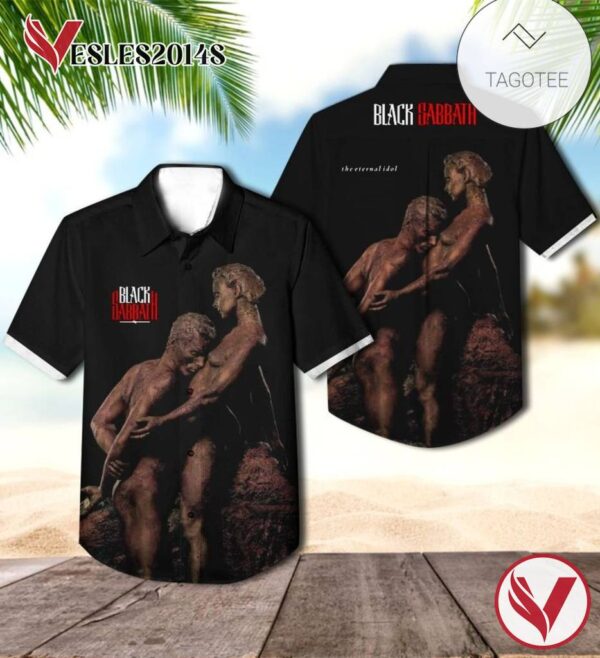 Black Sabbath The Eternal Idol Album Cover Hawaiian Shirt, Best Gift For Music Lovers Vesles2014S