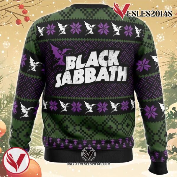 Black Sabbath Ugly Christmas Sweater, Unique Christmas Gift For Fans - Vesles2014S 1