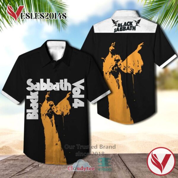 Black Sabbath Vol 4 Albums Hawaiian Shirt, Best Gift For Music Lovers Vesles2014S