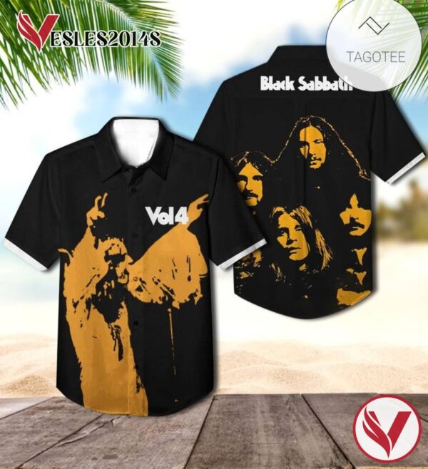 Black Sabbath Vol. 4 Album Cover Hawaiian Shirt, Best Gift For Music Lovers Vesles2014S