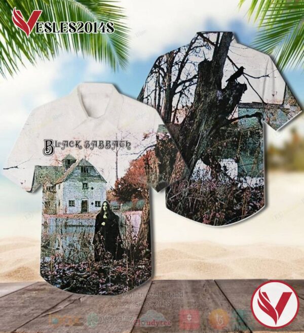 Black Sabbath band album Hawaiian Shirt, Best Gift For Music Lovers Vesles2014S