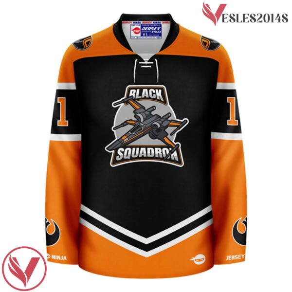 Black Squadron Dameron Hockey Jersey - Vesles2014S 2
