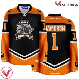 Black Squadron Dameron Hockey Jersey - Vesles2014S
