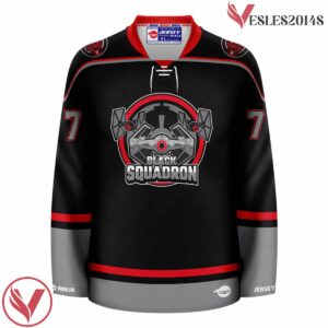 Black Squadron Vader Hockey Jersey - Vesles2014S 2
